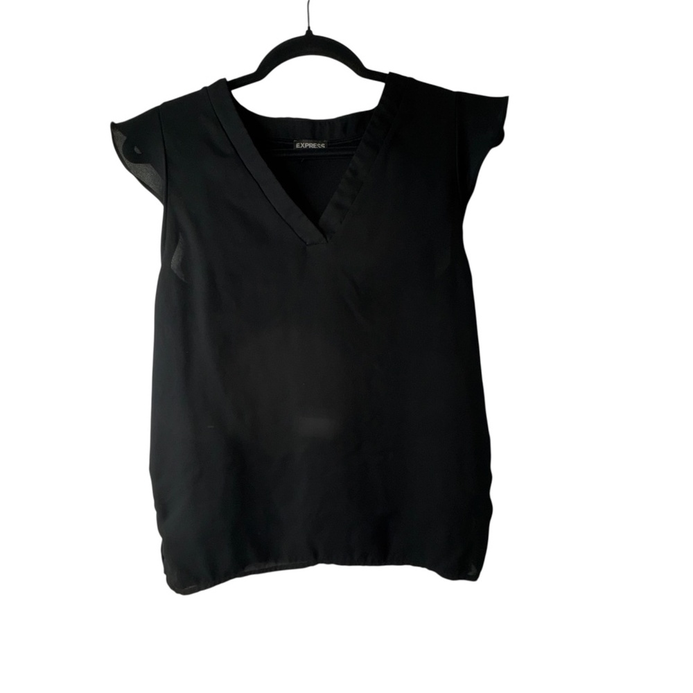 Express Women’s Blouse Black Shirt Small